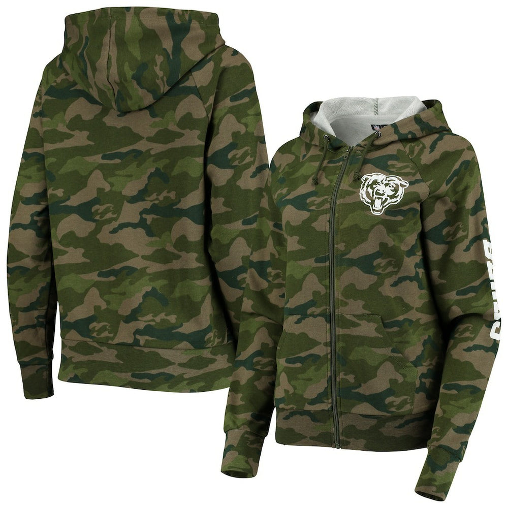 NFL Chicago Bears Women's Raglan Full-Zip Hoodie