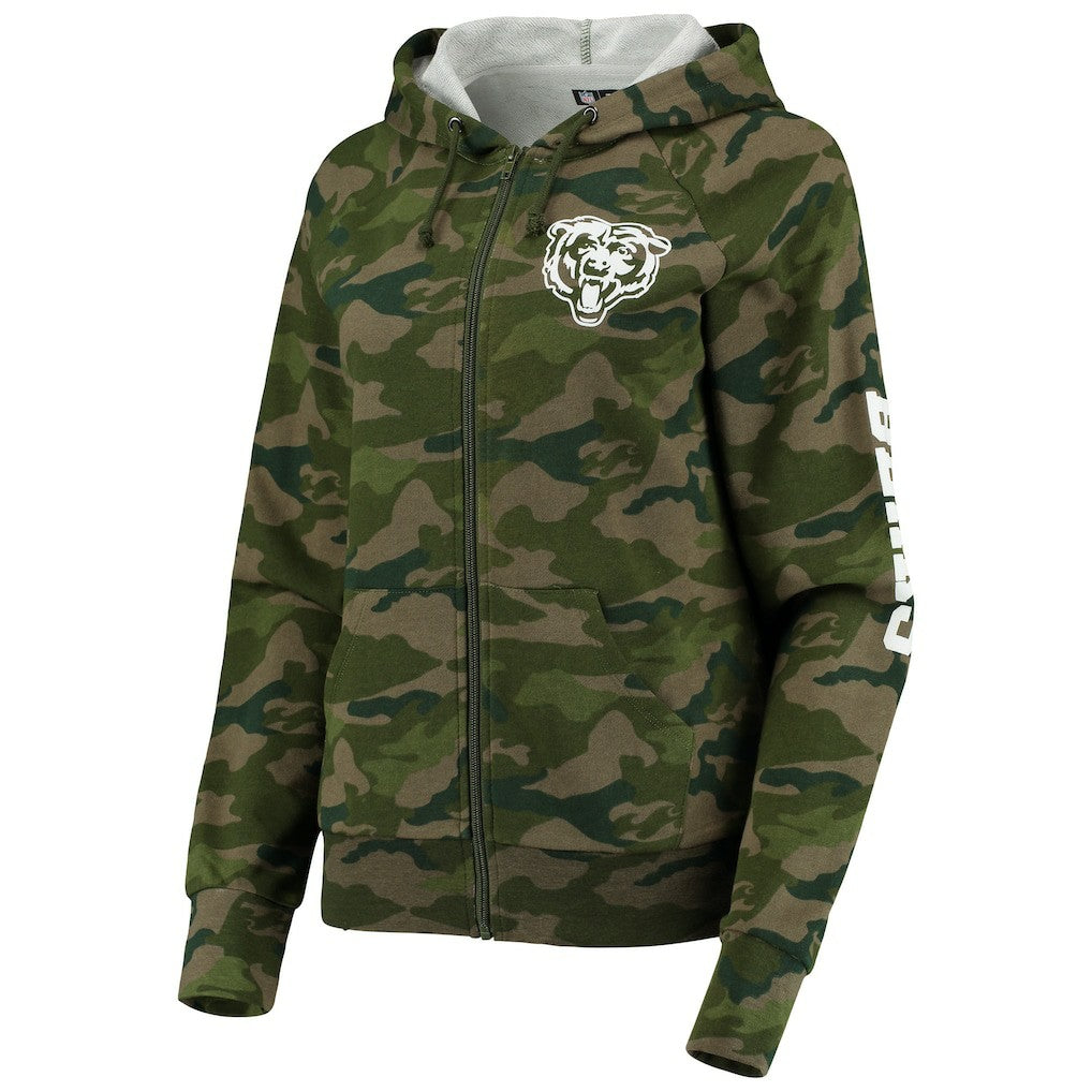 NFL Chicago Bears Women's Raglan Full-Zip Hoodie