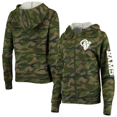 NFL Los Angeles Rams Women's Raglan Full-Zip Hoodie
