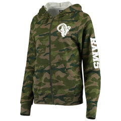 NFL Los Angeles Rams Women's Raglan Full-Zip Hoodie