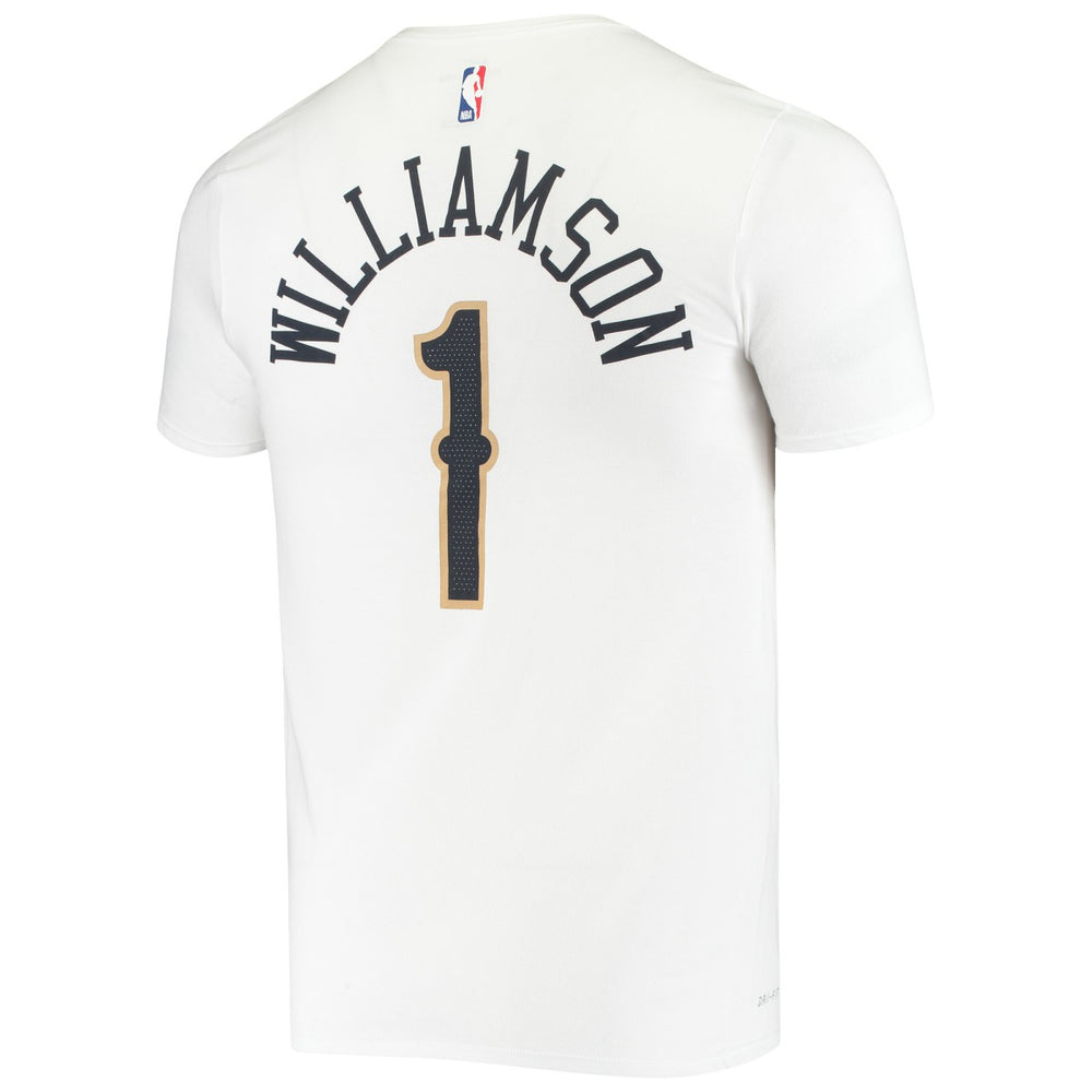 Zion Williamson New Orleans Pelicans Name & Number Performance T-Shirt - White | Nike shop