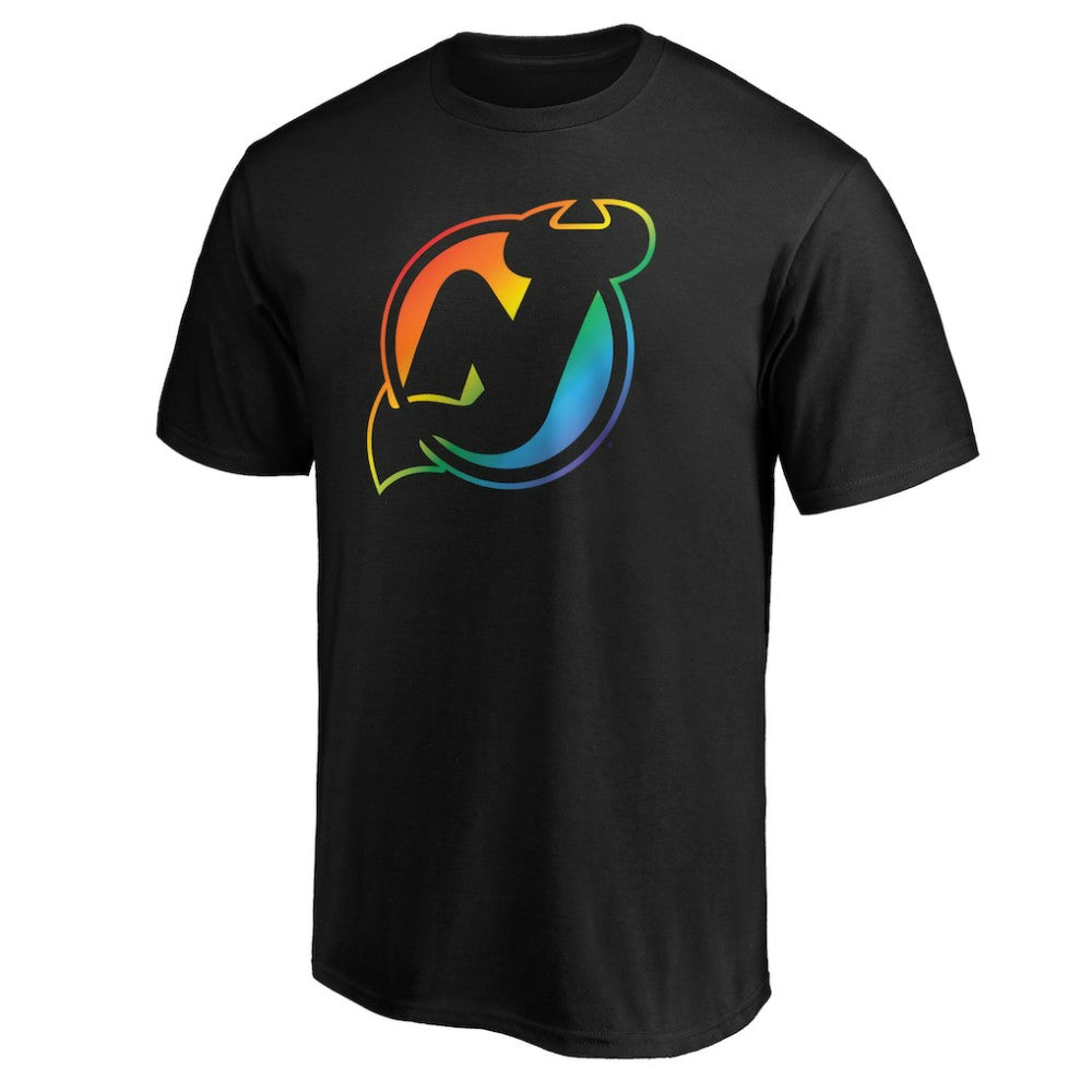 New Jersey Devils Team Pride Logo T-Shirt