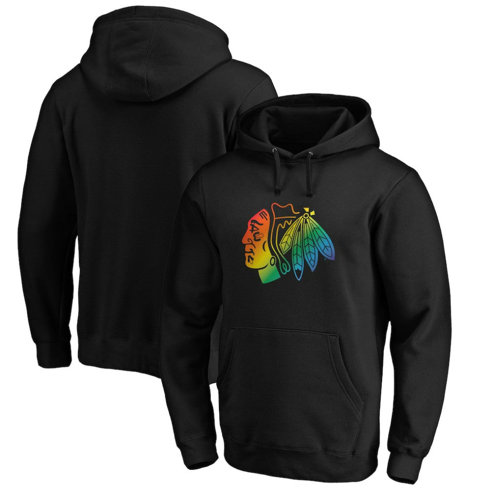 Chicago Blackhawks Team Pride Logo Pullover Hoodie