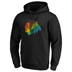 Chicago Blackhawks Team Pride Logo Pullover Hoodie