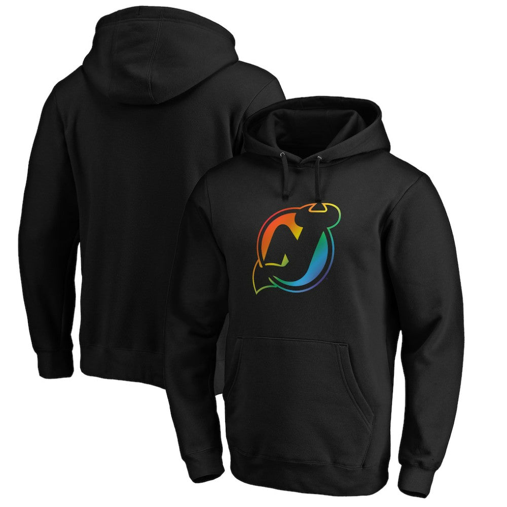 New Jersey Devils Team Pride Logo Pullover Hoodie