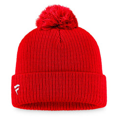 Ottawa Senators Fanatics Core Primary Logo Cuffed Knit Hat with Pom