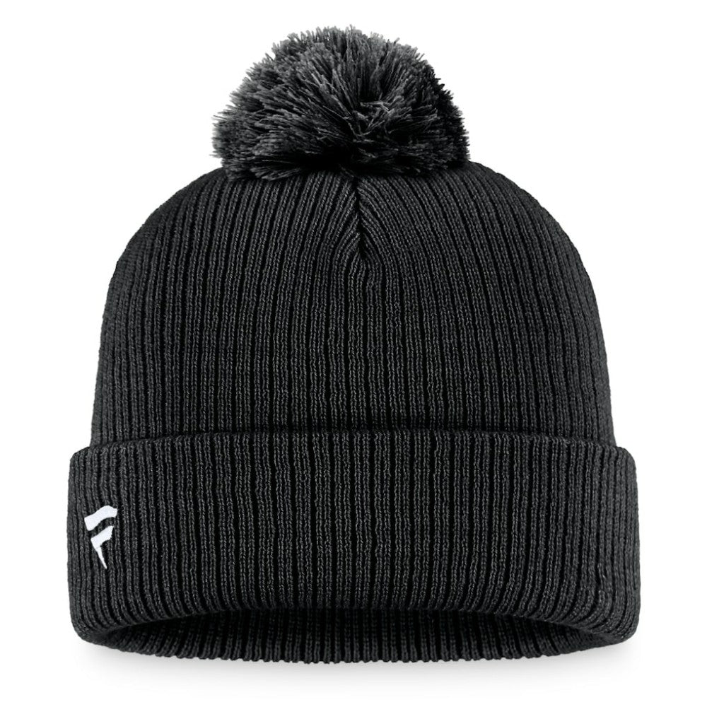 Pittsburgh Penguins Fanatics Primary Logo Cuffed Knit Hat with Pom