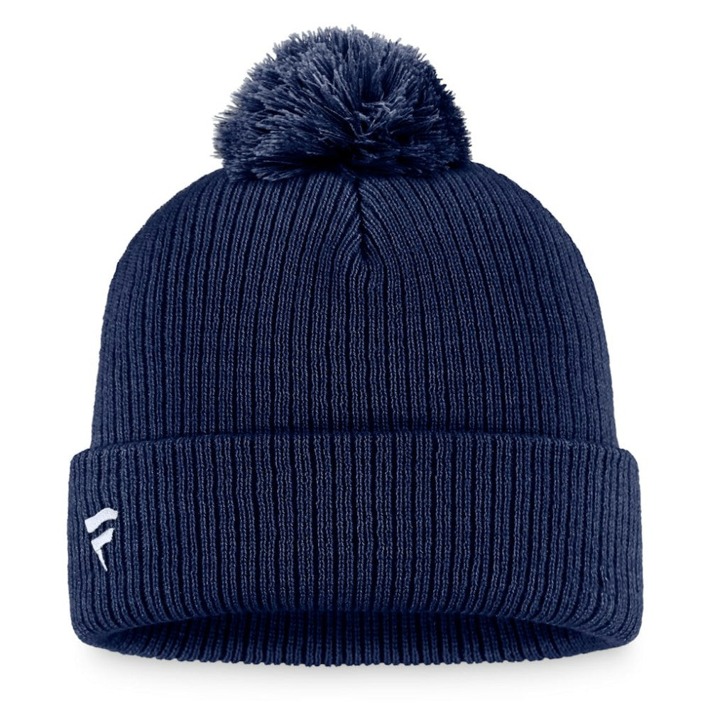 St. Louis Blues Fanatics Primary Logo Cuffed Knit Hat with Pom