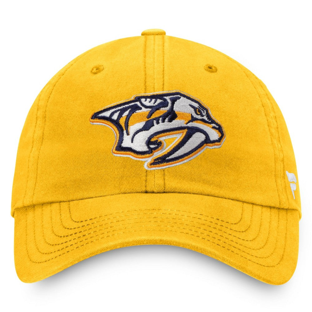Nashville Predators Fanatics Core Primary Logo Adjustable Hat
