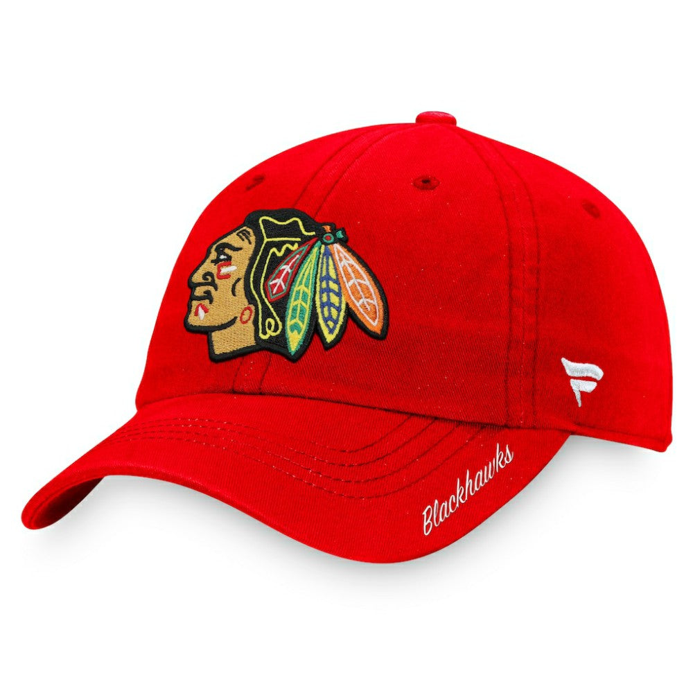 Chicago Blackhawks Fanatics Women's Core Primary Logo Adjustable Hat