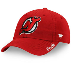 New Jersey Devils Fanatics Women's Core Primary Logo Adjustable Hat
