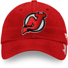 New Jersey Devils Fanatics Women's Core Primary Logo Adjustable Hat