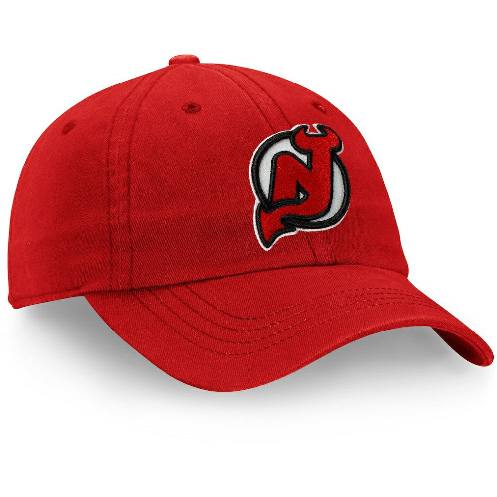 New Jersey Devils Fanatics Women's Core Primary Logo Adjustable Hat