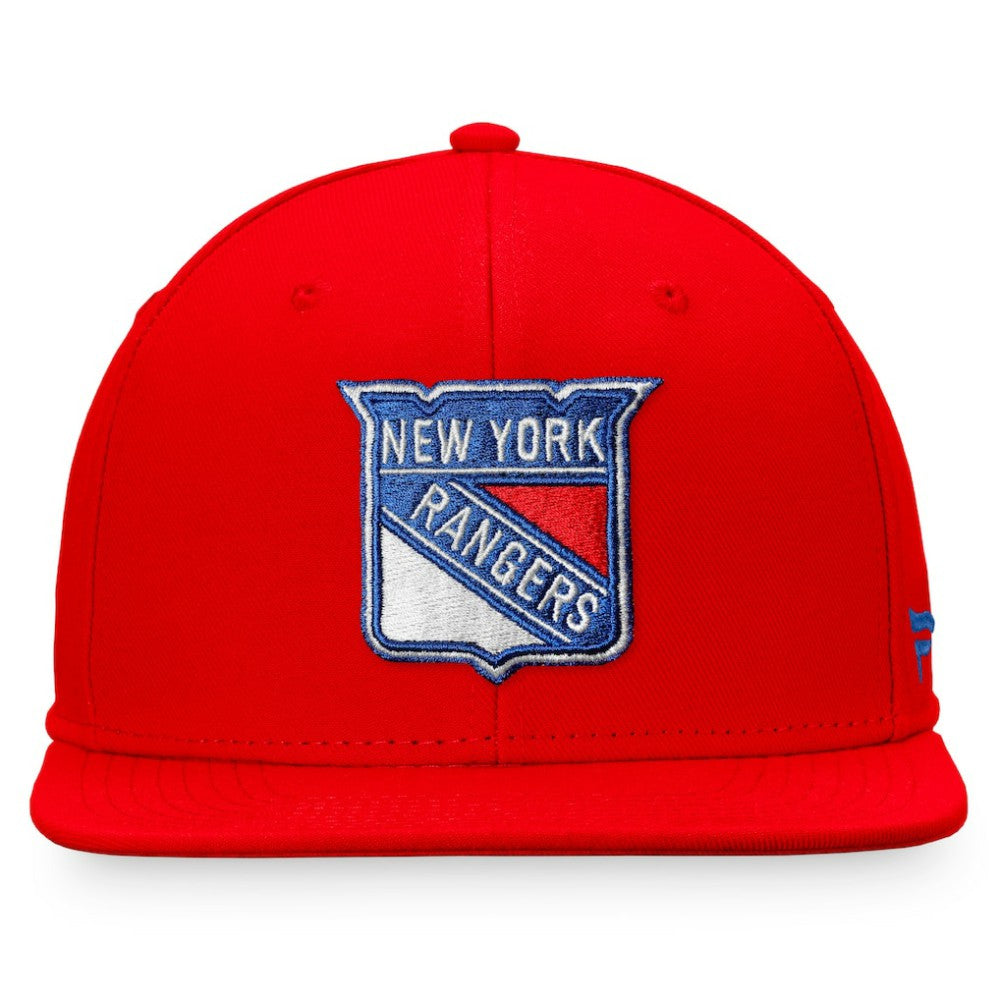 New York Rangers Fanatics Core Primary Logo Fitted Hat