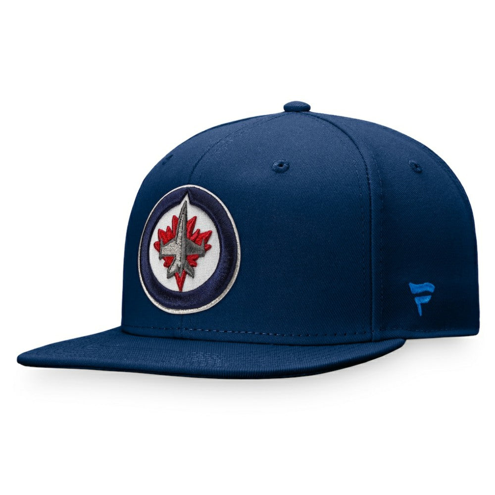 Winnipeg Jets Fanatics Core Primary Logo Fitted Hat