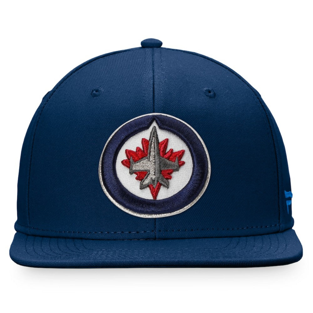Winnipeg Jets Fanatics Core Primary Logo Fitted Hat