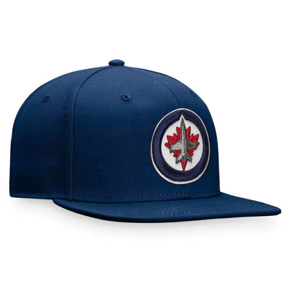 Winnipeg Jets Fanatics Core Primary Logo Fitted Hat