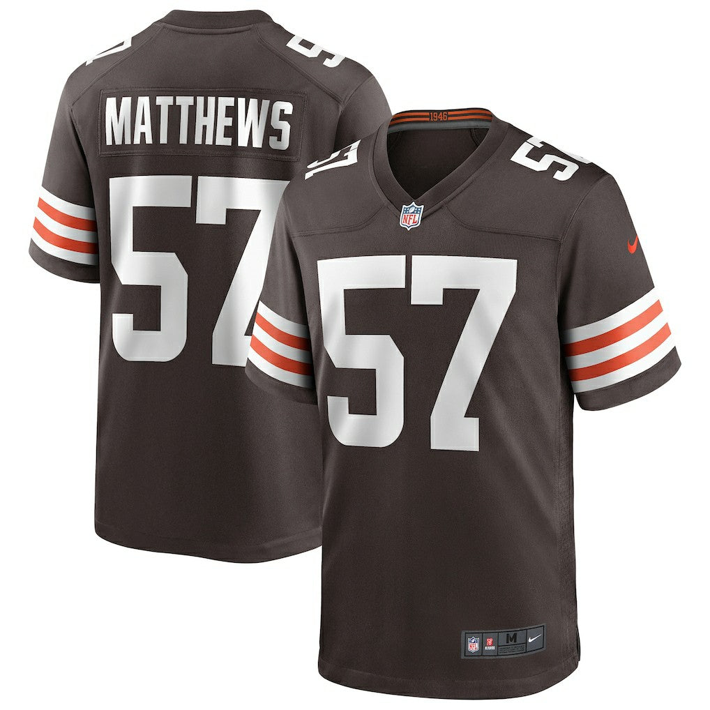 NFL Cleveland Browns Clay Matthews  Game Retired Player Jersey