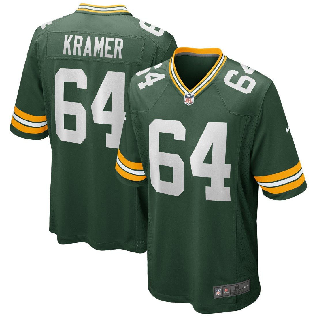 NFL Green Bay Packers Jerry Kramer  Game Retired Player Jersey
