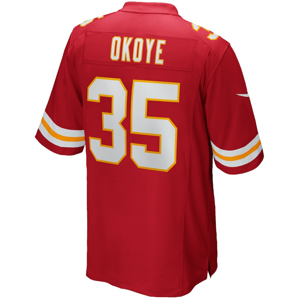 NFL Kansas City Chiefs Christian Okoye  Game Retired Player Jersey
