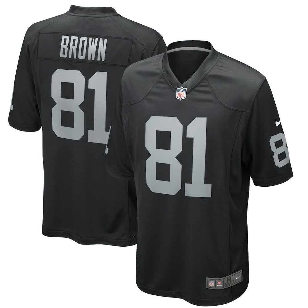 NFL Las Vegas Raiders Tim Brown  Game Retired Player Jersey