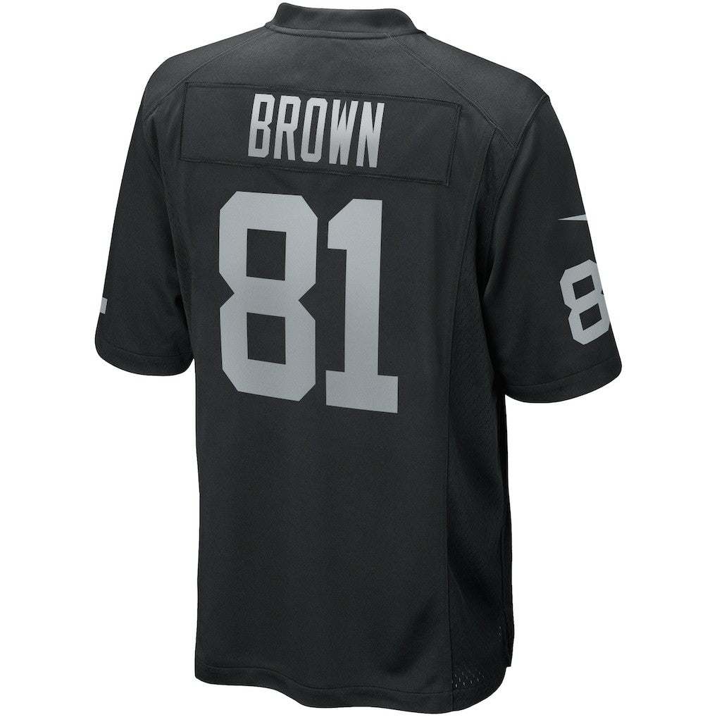 NFL Las Vegas Raiders Tim Brown  Game Retired Player Jersey
