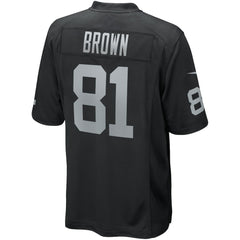 NFL Las Vegas Raiders Tim Brown  Game Retired Player Jersey