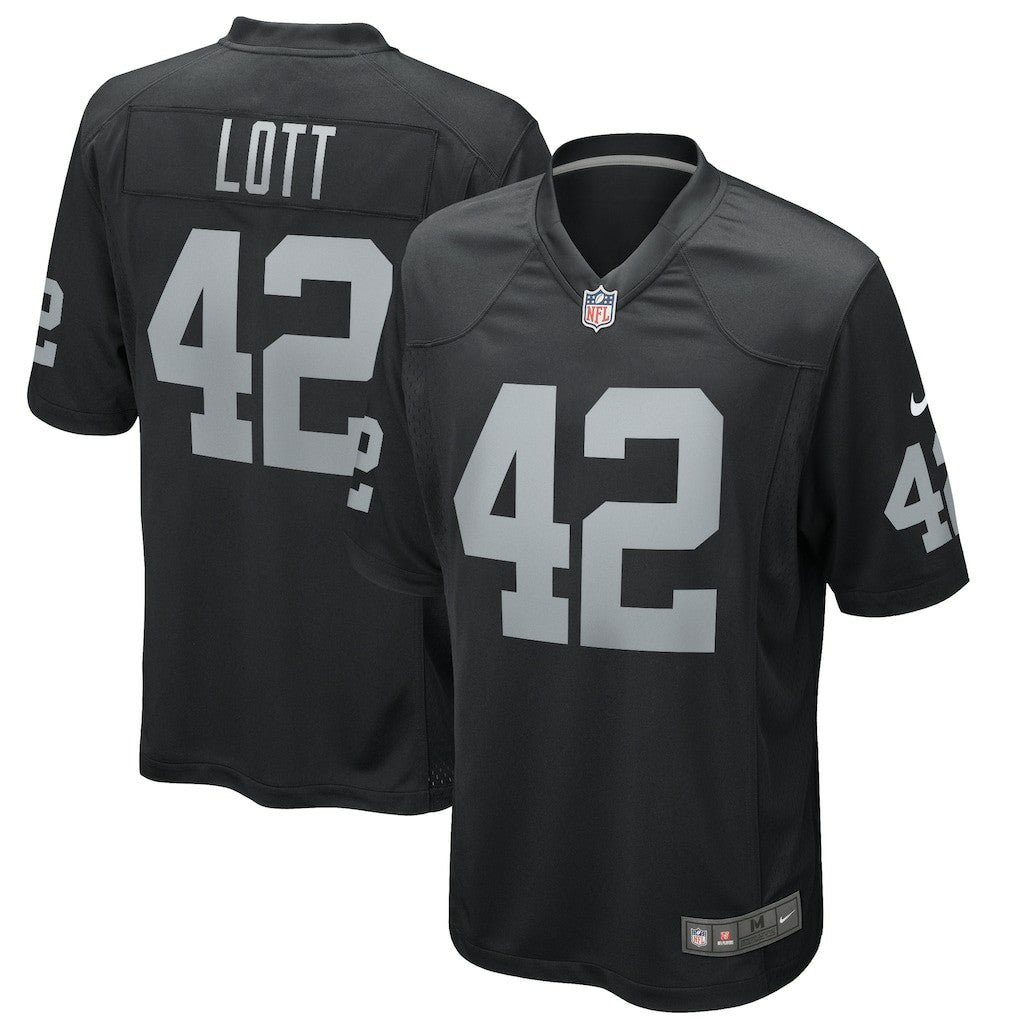 NFL Las Vegas Raiders Ronnie Lott  Game Retired Player Jersey