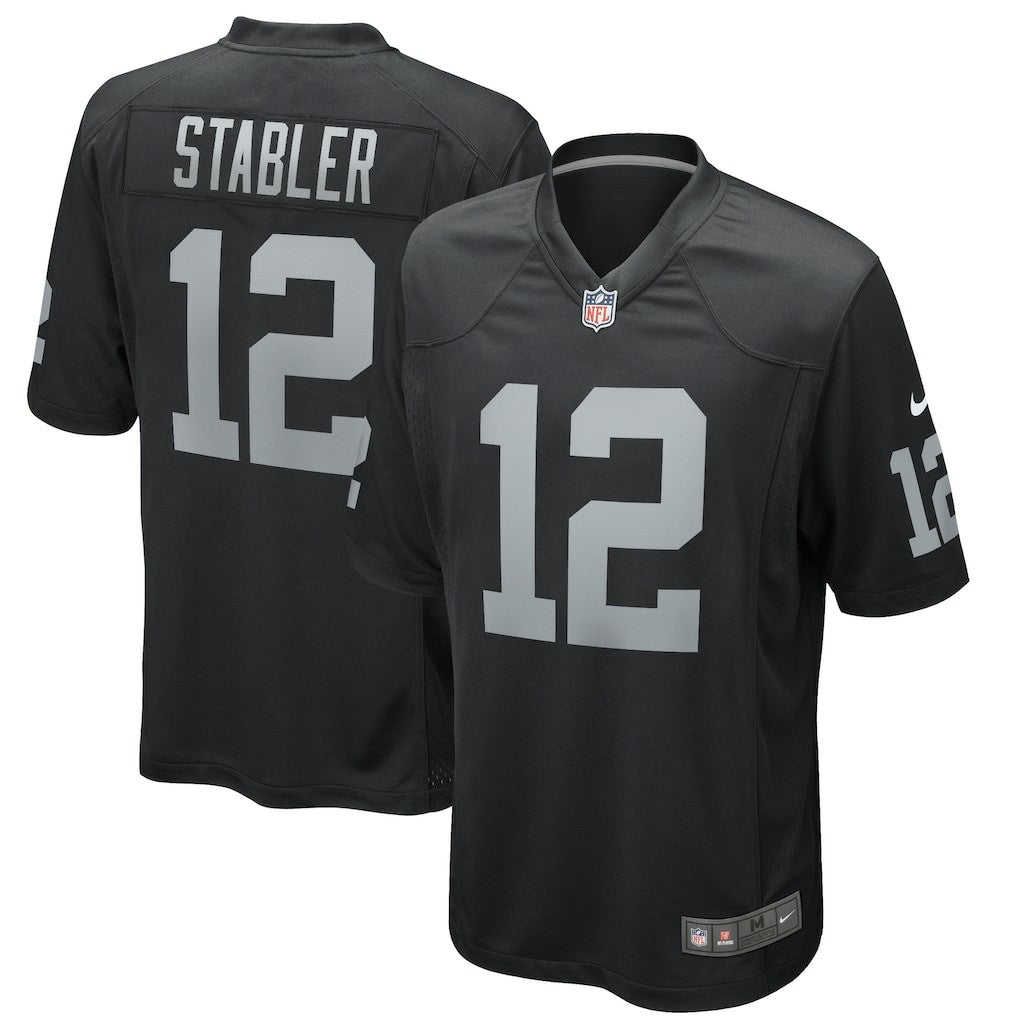 NFL Las Vegas Raiders Ken Stabler  Game Retired Player Jersey
