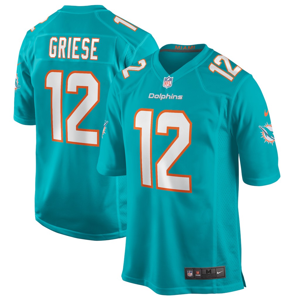 NFL Miami Dolphins Bob Griese  Game Retired Player Jersey