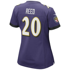 NFL Baltimore Ravens Ed Reed  Women's Game Retired Player Jersey