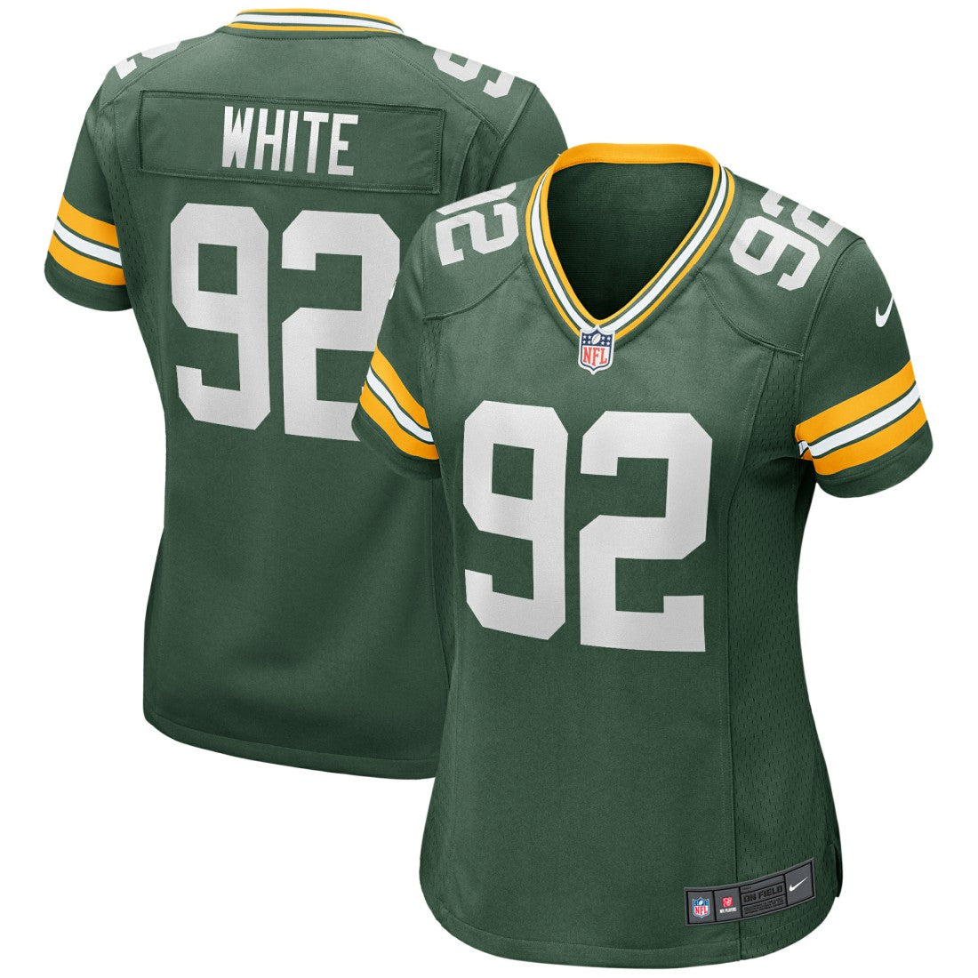 NFL Green Bay Packers Reggie White  Women's Game Retired Player Jersey