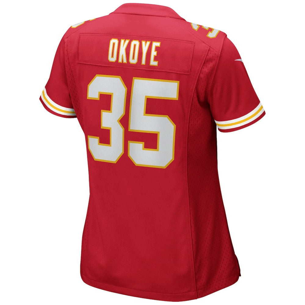 NFL Kansas City Chiefs Christian Okoye  Women's Game Retired Player Jersey