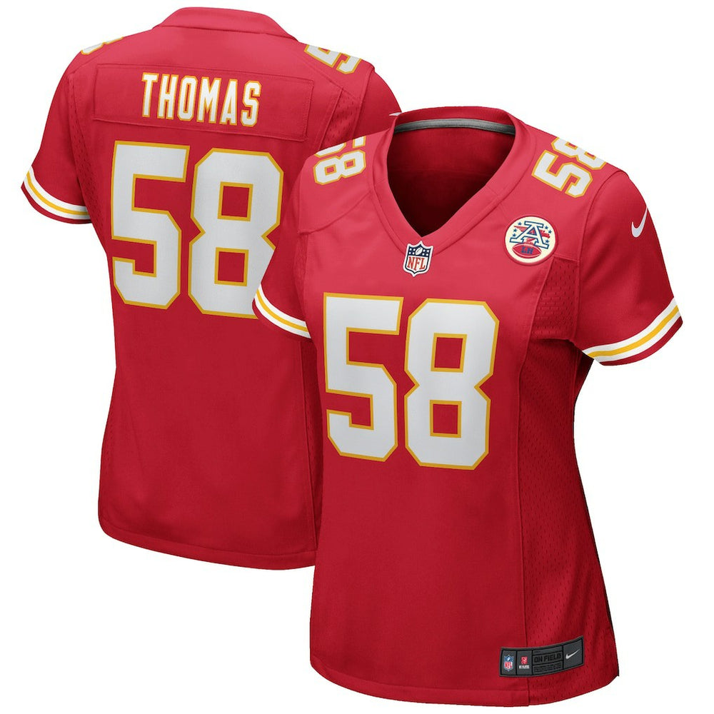 NFL Kansas City Chiefs Derrick Thomas  Women's Game Retired Player Jersey