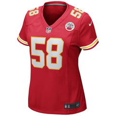 NFL Kansas City Chiefs Derrick Thomas  Women's Game Retired Player Jersey