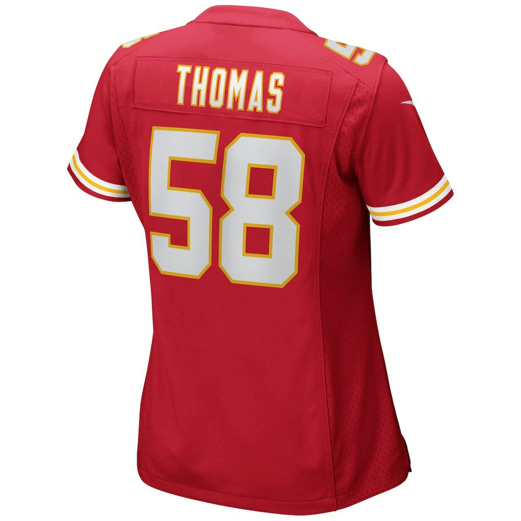 NFL Kansas City Chiefs Derrick Thomas  Women's Game Retired Player Jersey