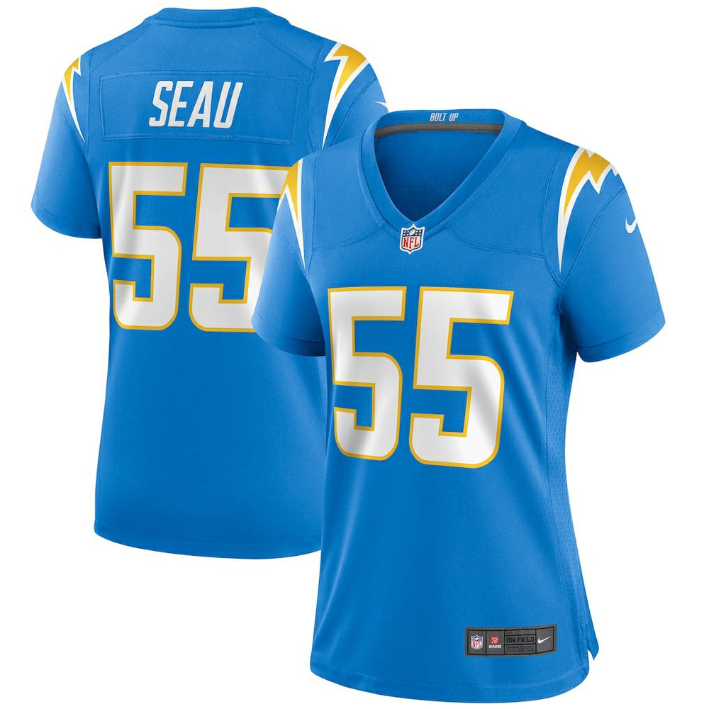 NFL Los Angeles Chargers Junior Seau  Women's Game Retired Player Jersey