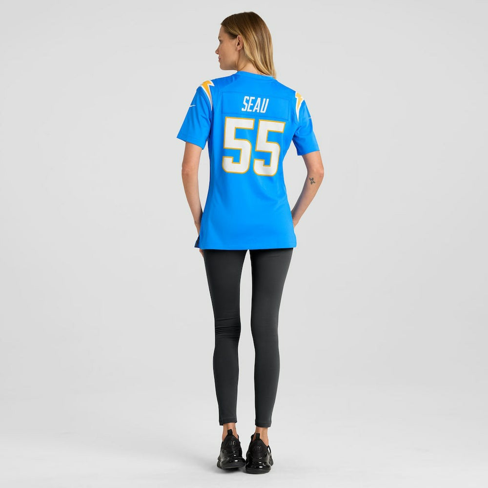 NFL Los Angeles Chargers Junior Seau  Women's Game Retired Player Jersey