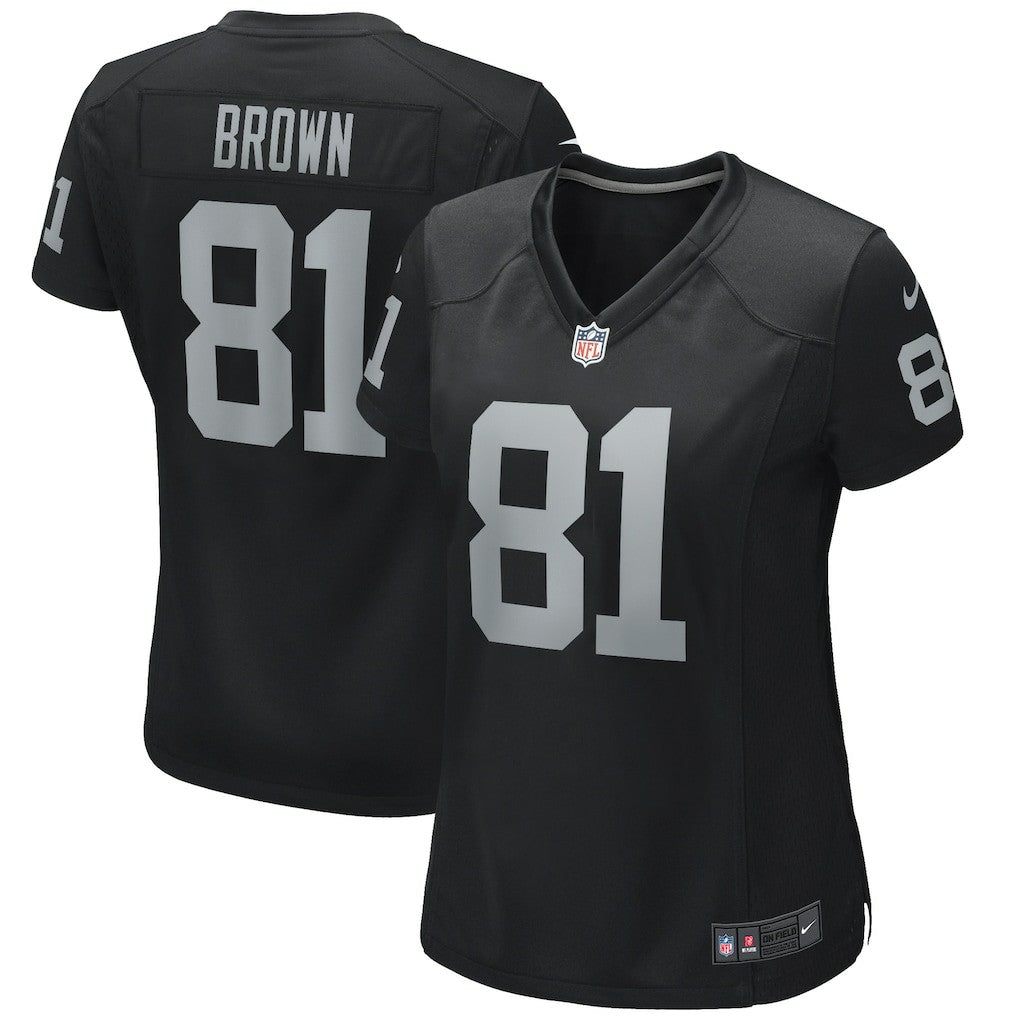 NFL Las Vegas Raiders Tim Brown  Women's Game Retired Player Jersey