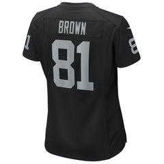 NFL Las Vegas Raiders Tim Brown  Women's Game Retired Player Jersey