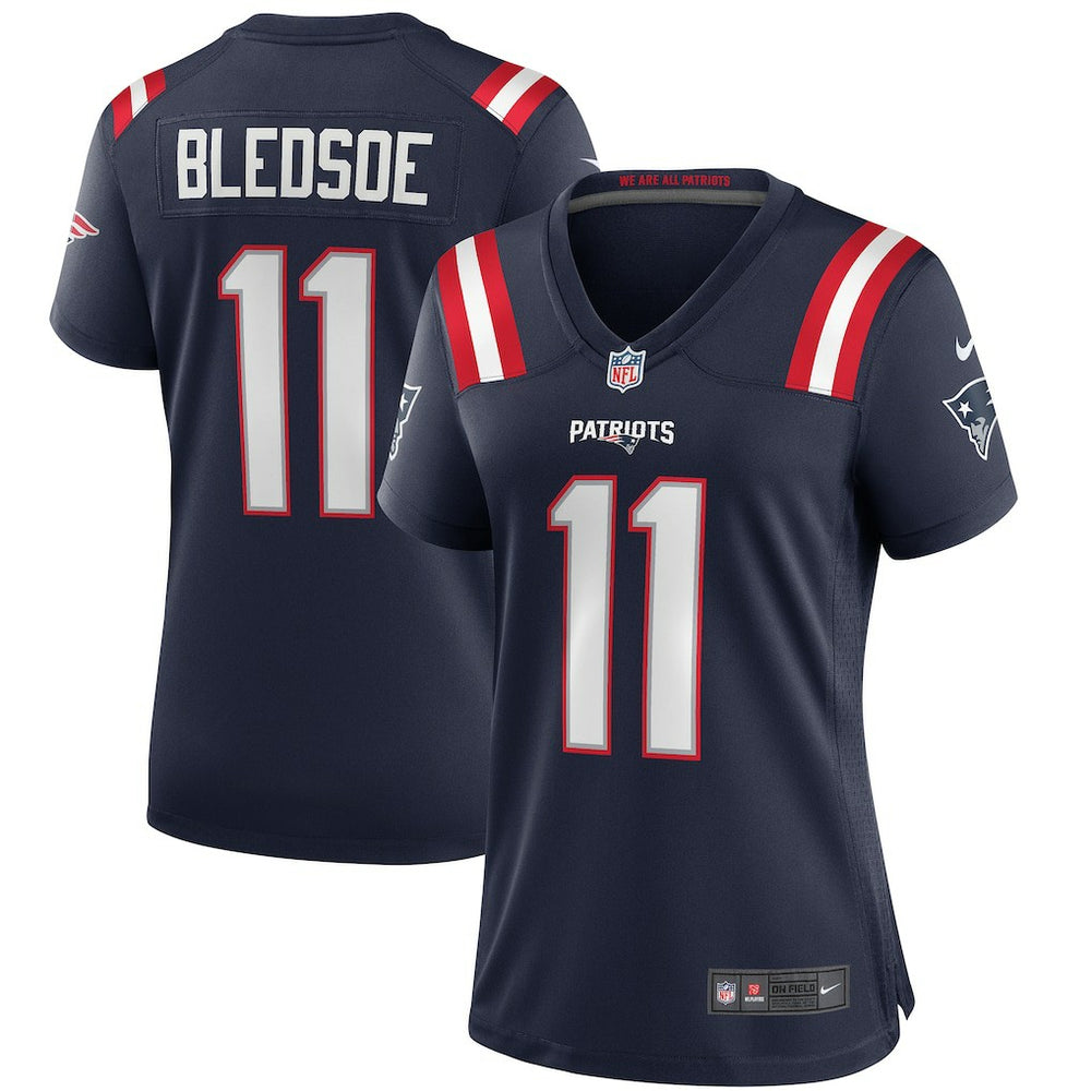 NFL New England Patriots Drew Bledsoe  Women's Game Retired Player Jersey