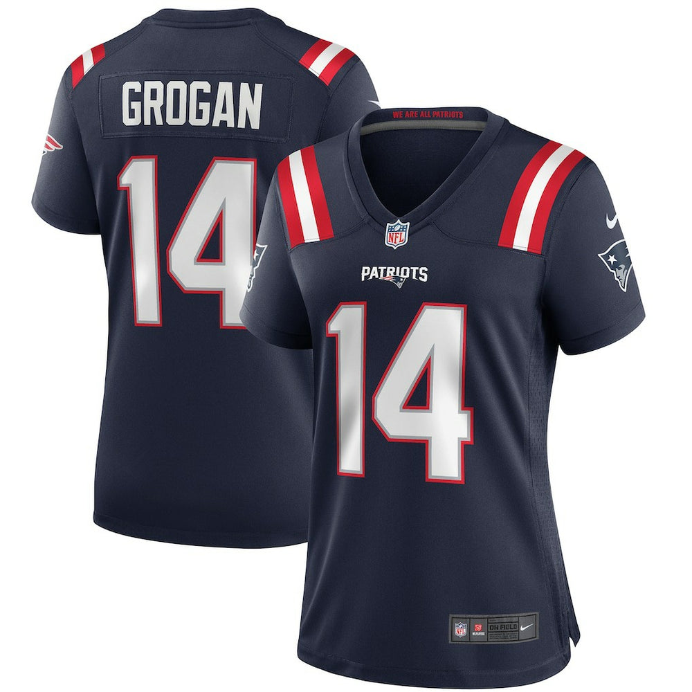 NFL New England Patriots Steve Grogan  Women's Game Retired Player Jersey