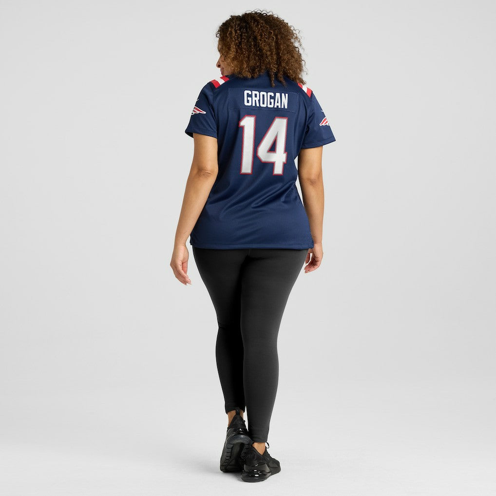 NFL New England Patriots Steve Grogan  Women's Game Retired Player Jersey