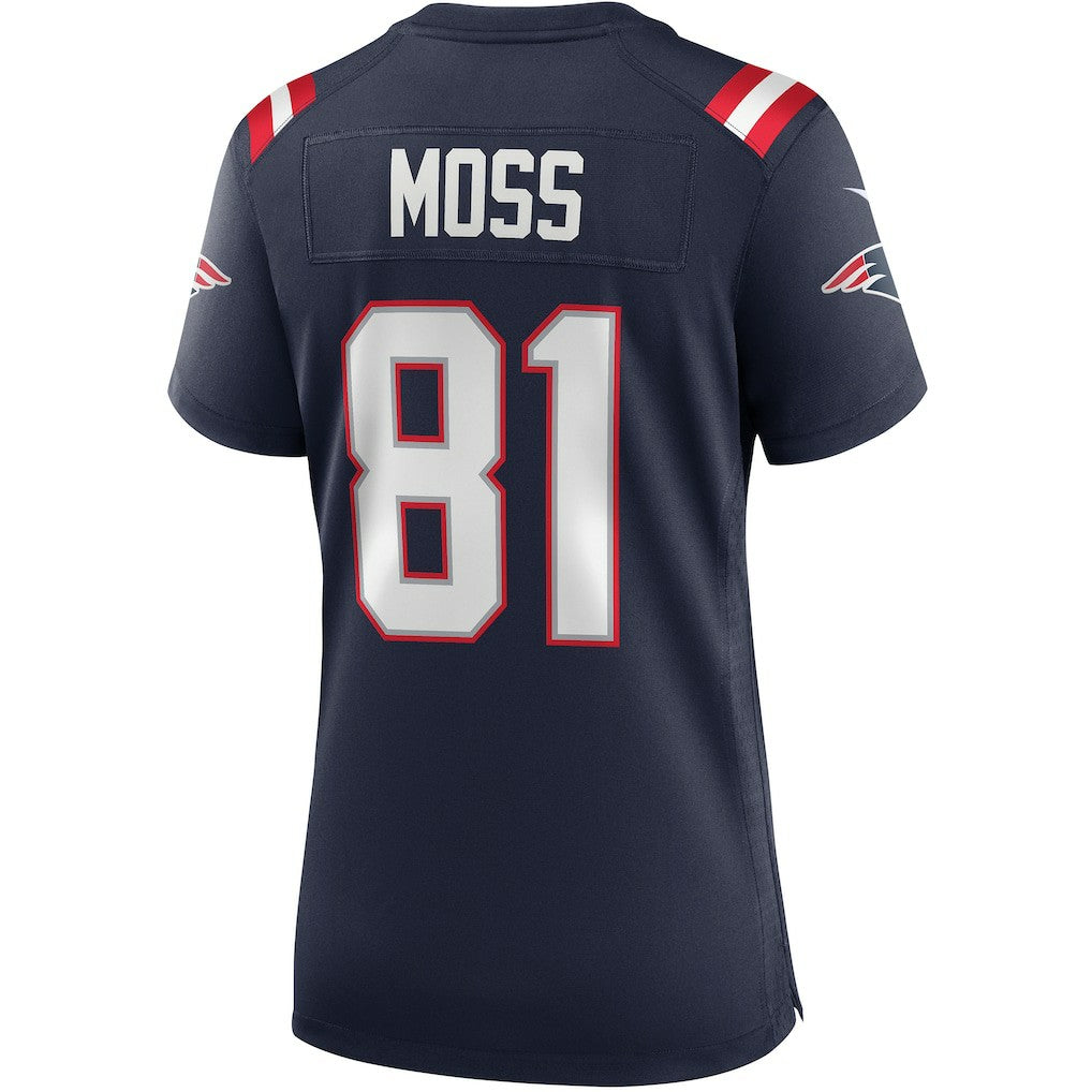 NFL New England Patriots Randy Moss  Women's Game Retired Player Jersey