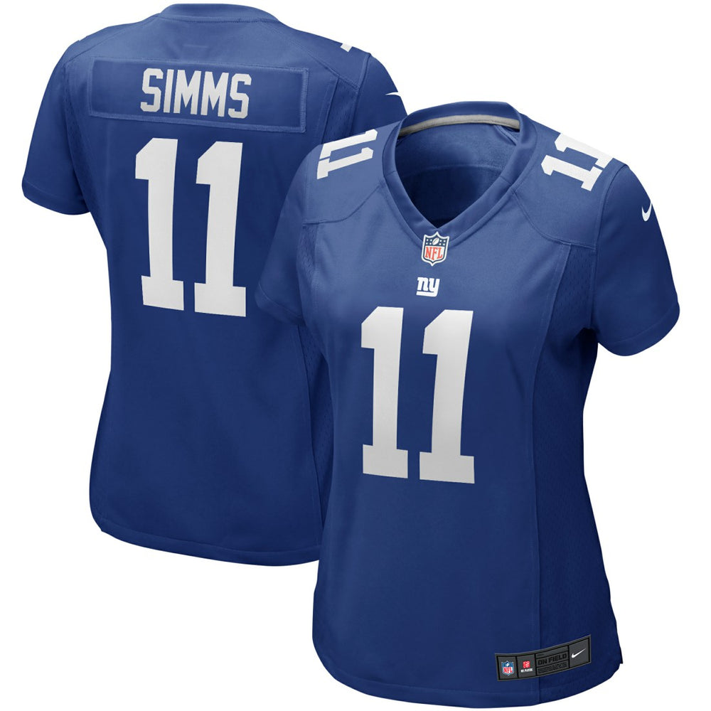 NFL New York Giants Phil Simms  Women's Game Retired Player Jersey