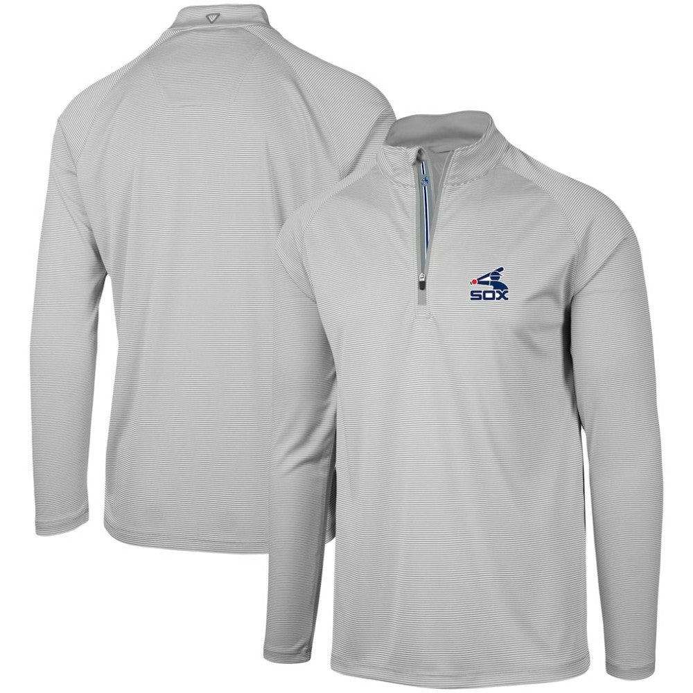 Chicago White Sox Levelwear Orion Historic Logo Raglan Quarter-Zip Jacket - Gray