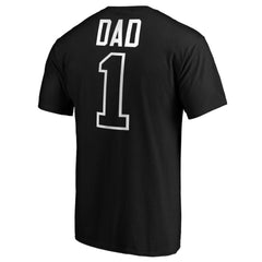 Miami Marlins Father's Day #1 Dad T-Shirt - Black