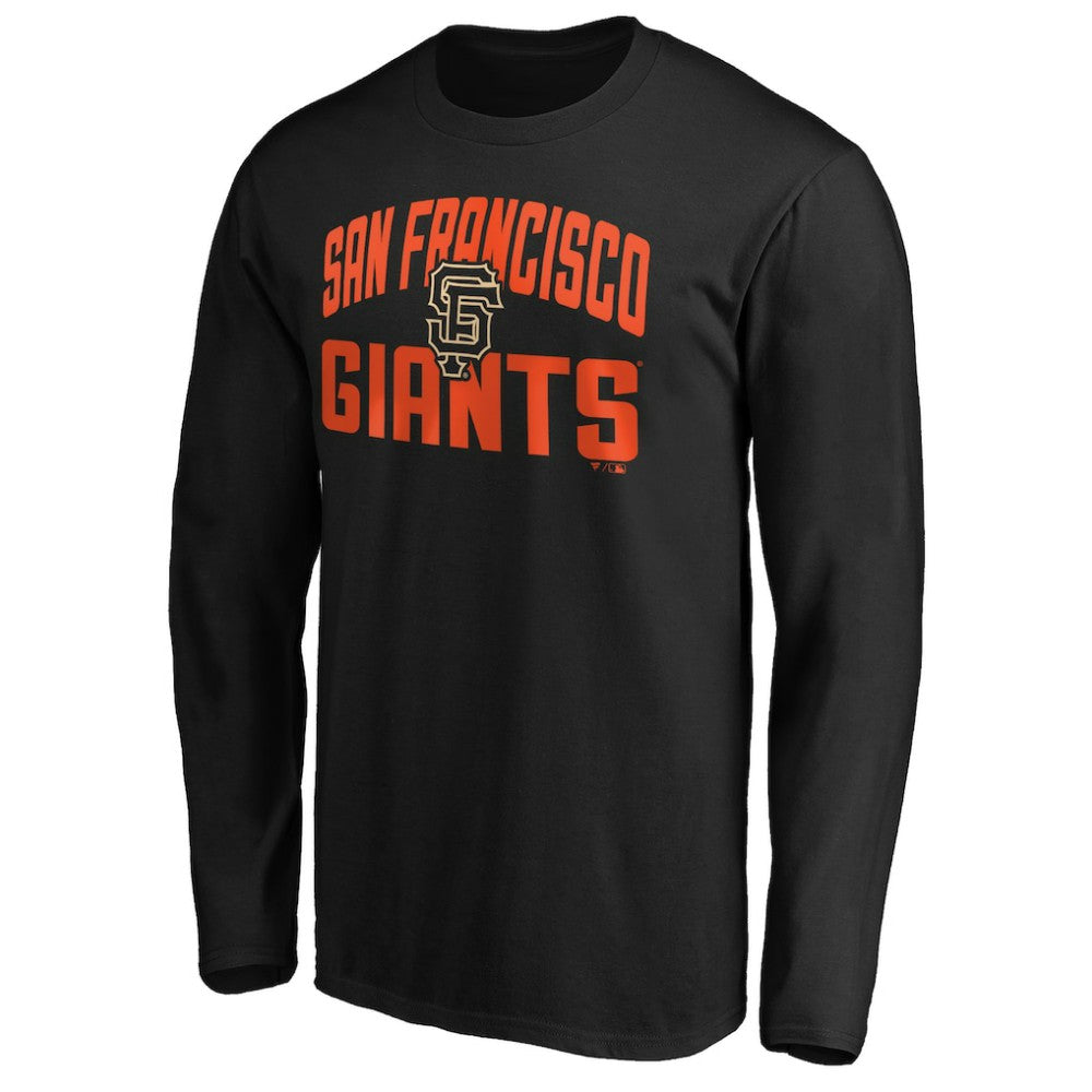 San Francisco Giants Father's Day #1 Dad Long Sleeve T-Shirt - Black