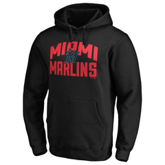Miami Marlins Father's Day #1 Dad Pullover Hoodie - Black