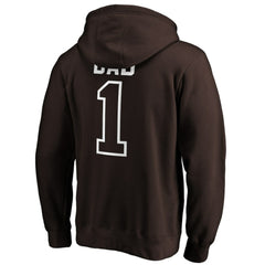 San Diego Padres Father's Day #1 Dad Pullover Hoodie - Brown